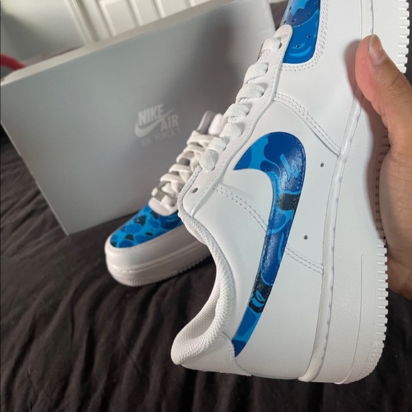 nike air force 1 bape camo custom